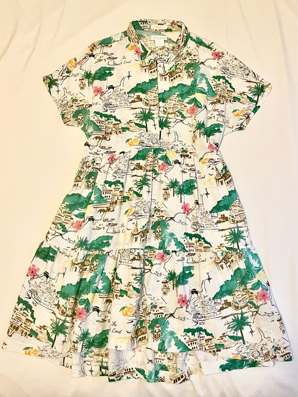 Cynthia Rowley Linen Amalfi Coast Shirt Dress
